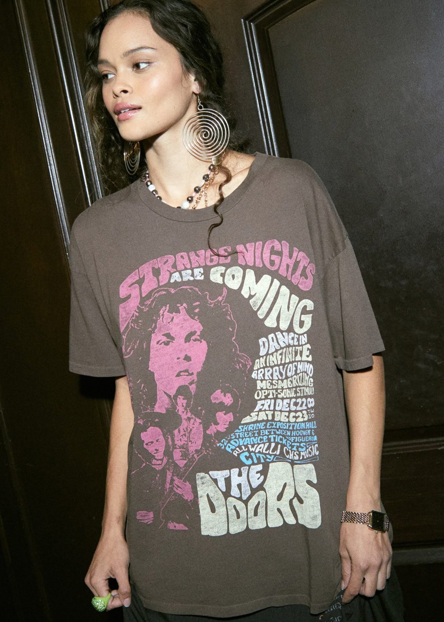 The Doors Strange Nights Are Coming Band Tee by Daydreamer LA