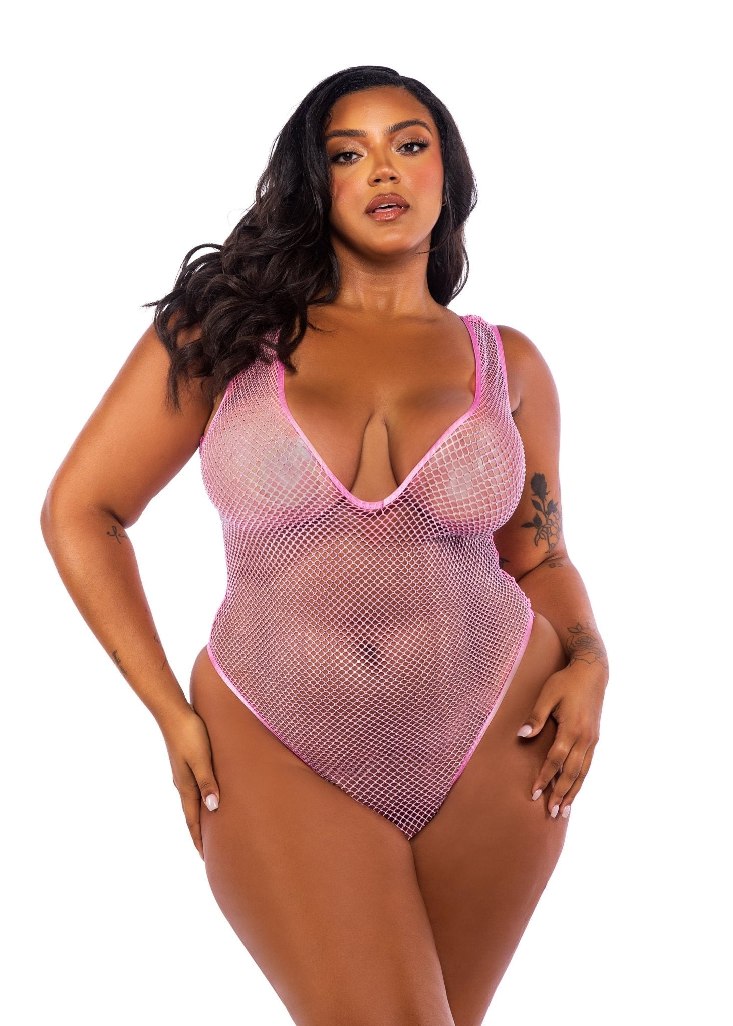 Think Pink Rhinestone Teddy Roma Confidential - Unspoken Fashion