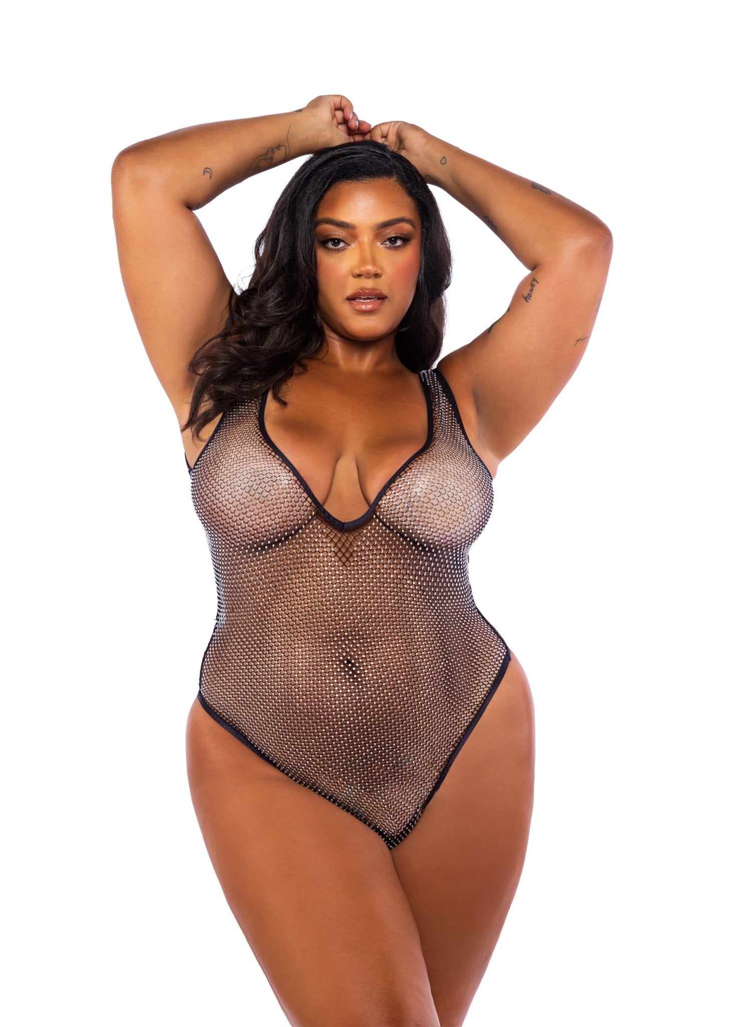 Think Pink Rhinestone Teddy Roma Confidential - Unspoken Fashion