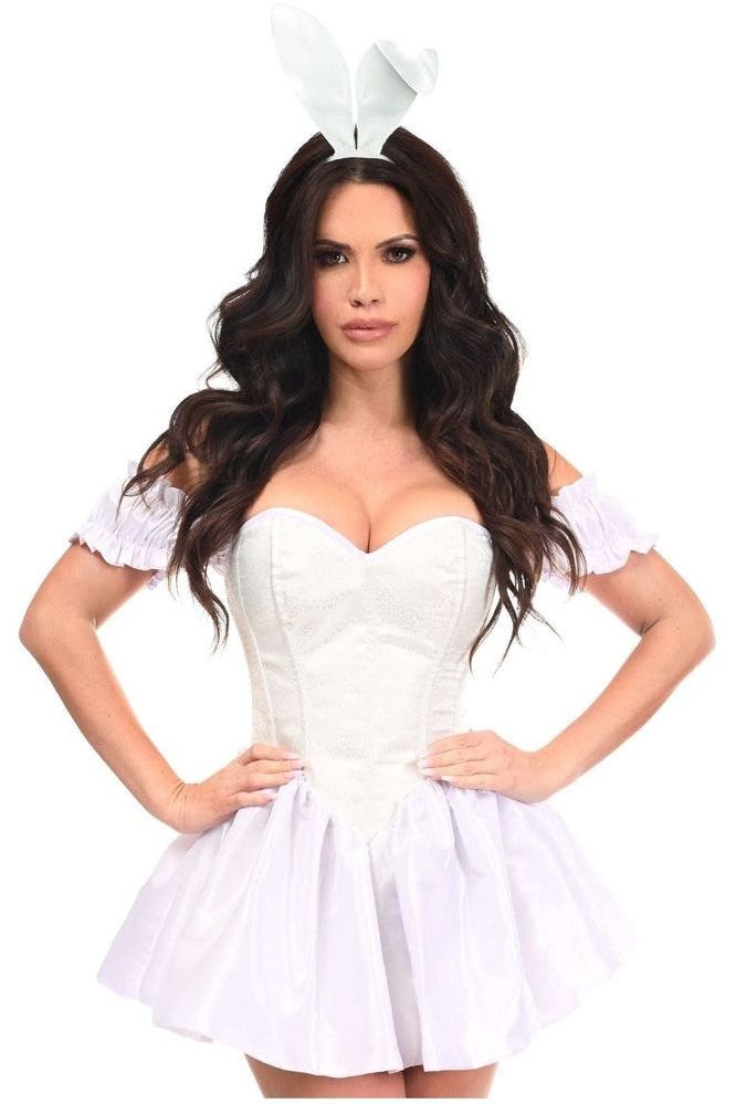 Top Drawer 3 PC Brocade Bunny Corset Dress Costume
