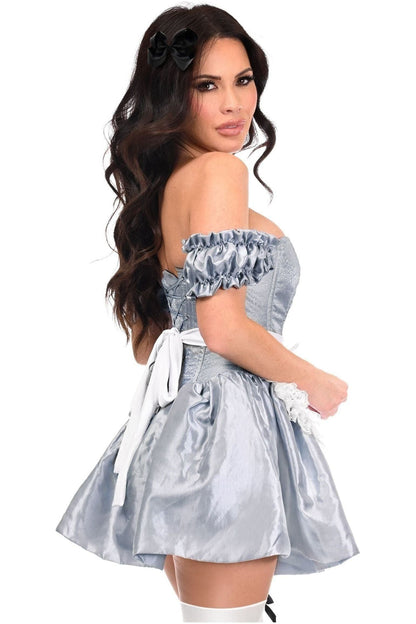 Top Drawer 3 PC Wonderland Seeker Corset Dress Costume.
