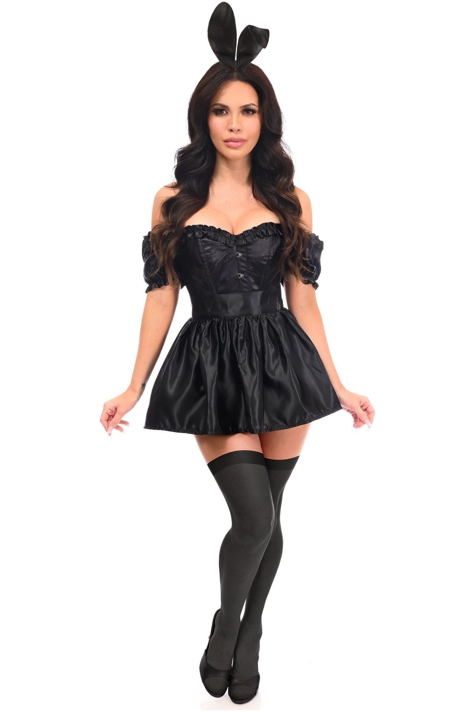 Top Drawer 4 PC Bunny Corset Costume.