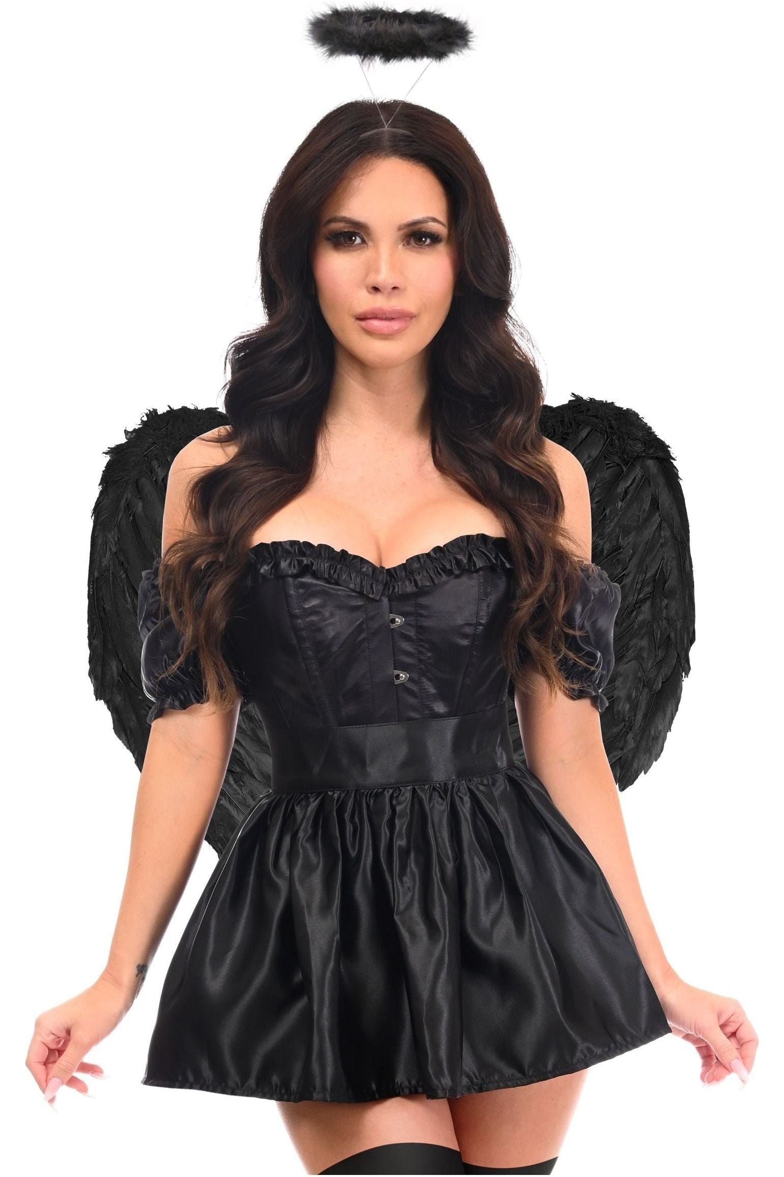 Top Drawer 4 PC Dark Angel Corset Costume.
