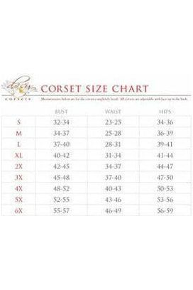 Top Drawer 4 PC Pin-Up Sailor Sequin Corset Costume