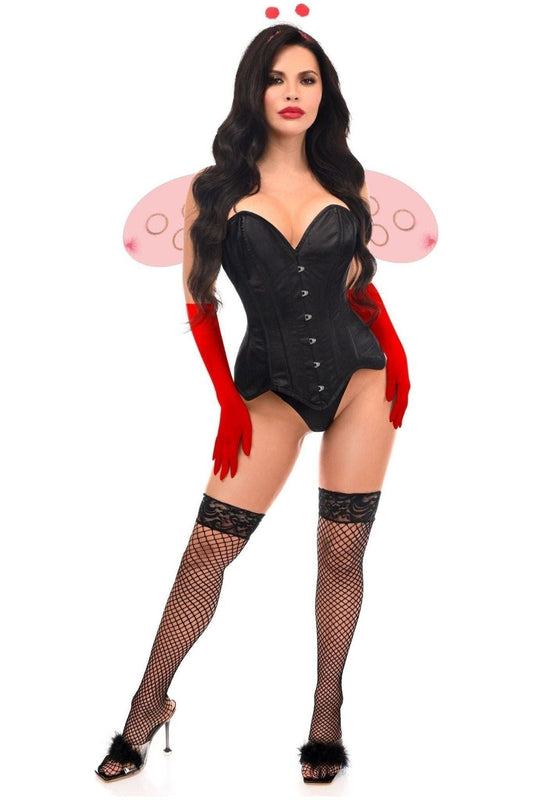 Top Drawer 4 PC Sassy Ladybug Corset Costume.
