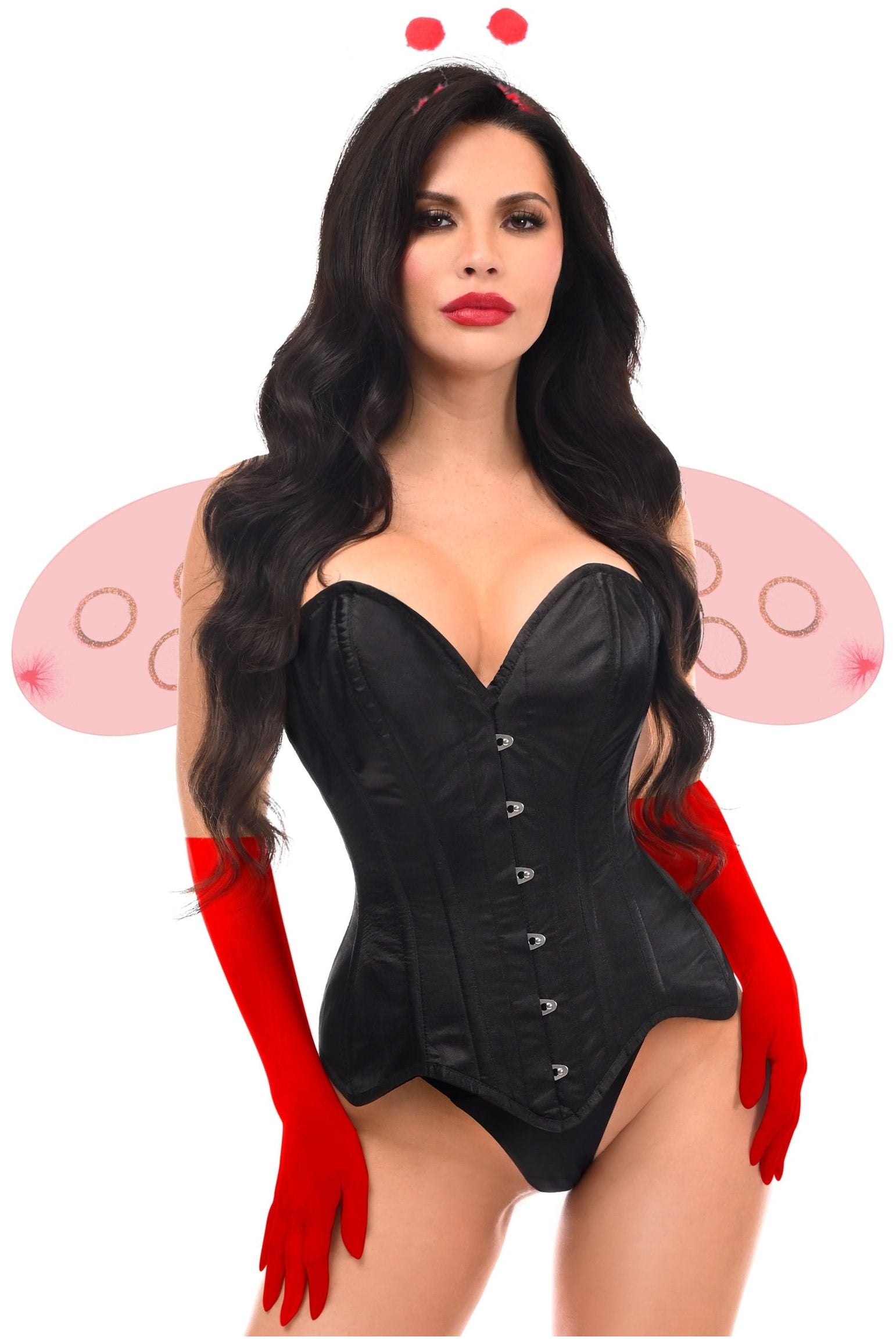 Top Drawer 4 PC Sassy Ladybug Corset Costume.