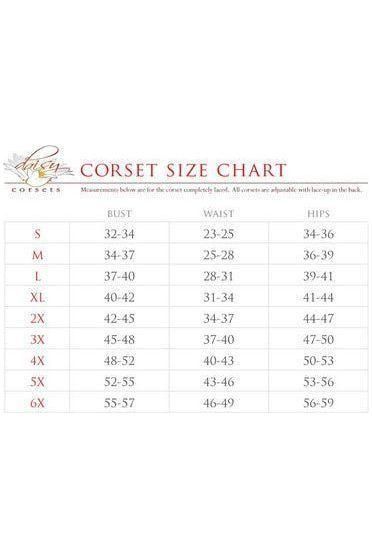 Top Drawer 4 PC Sequin Cop Corset Dress Costume