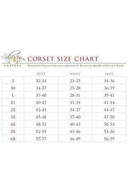 Top Drawer 4 PC Sexy Devil Corset Costume