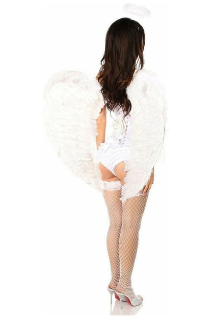 Top Drawer 4 PC Sweet Angel Corset Costume