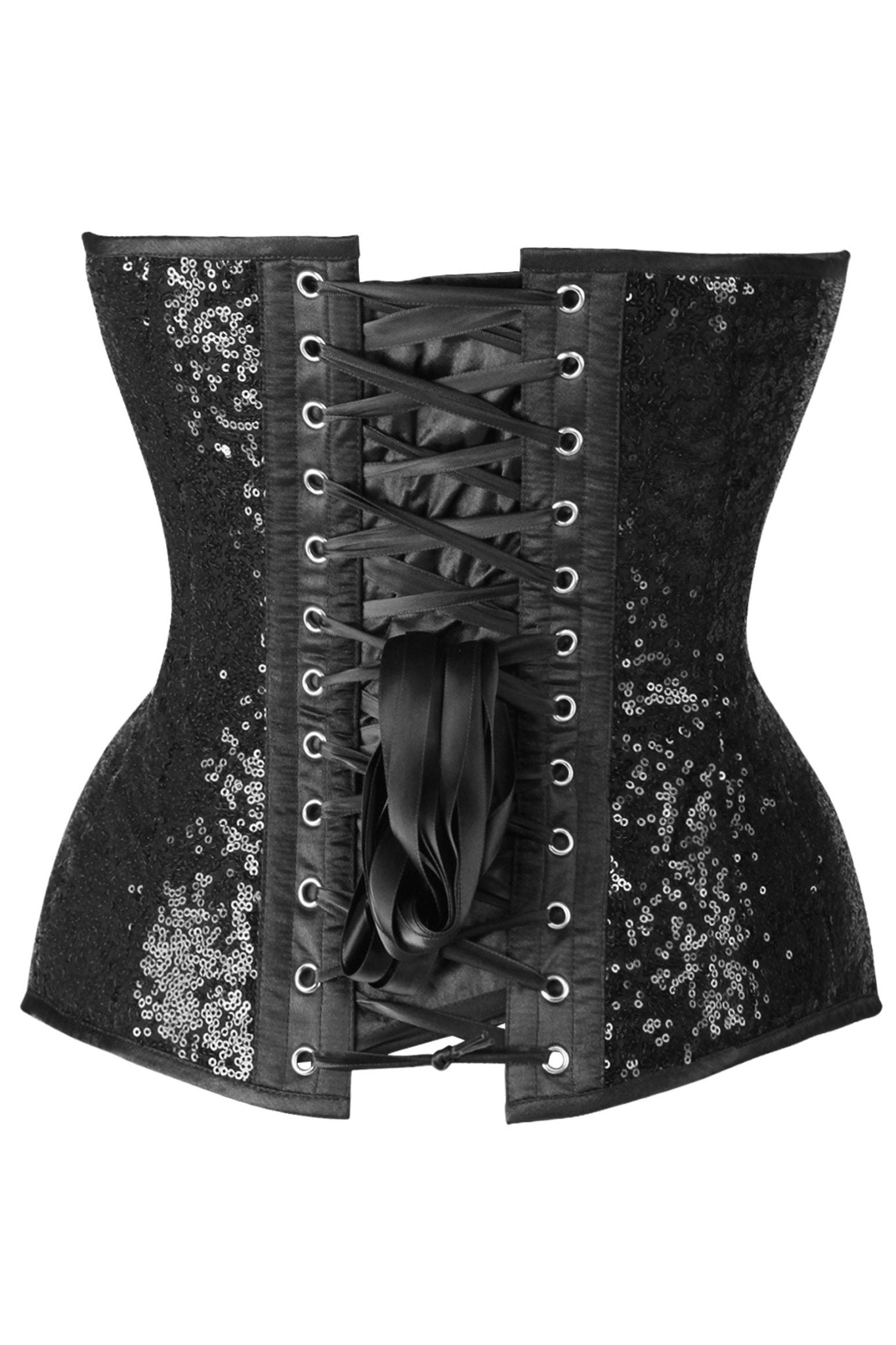 Top Drawer 5 PC Premium Sequin Cop Corset Costume