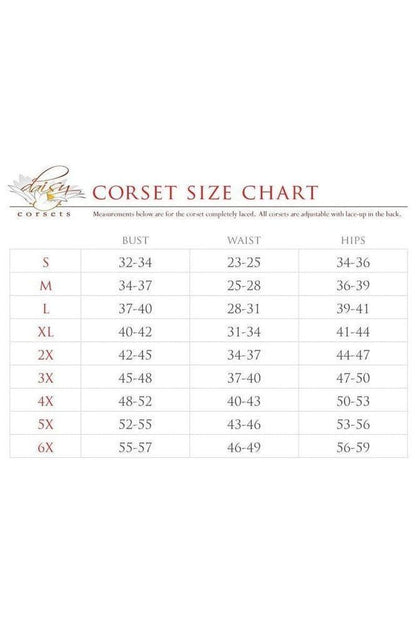 Top Drawer 6 PC Sexy Saloon Girl Corset Costume