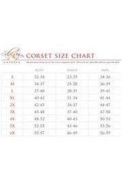 Top Drawer Black Brocade Steel Boned Underbust Corset w/Chains and Clasps