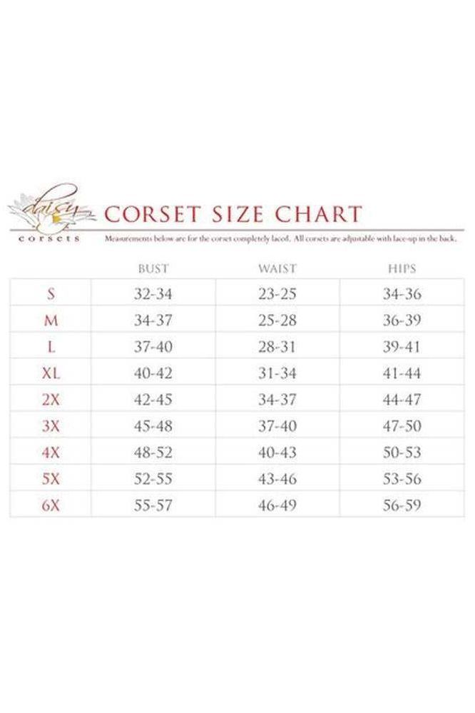 Top Drawer Black w/Black Lace Steel Boned Underwire Bustier Corset