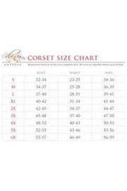 Top Drawer Brown/Black Steel Boned Underbust Corset w/Chains and Clasps