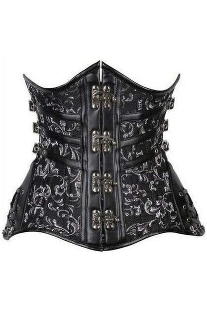 Top Drawer CURVY Steampunk Steel Double Boned Under Bust Corset