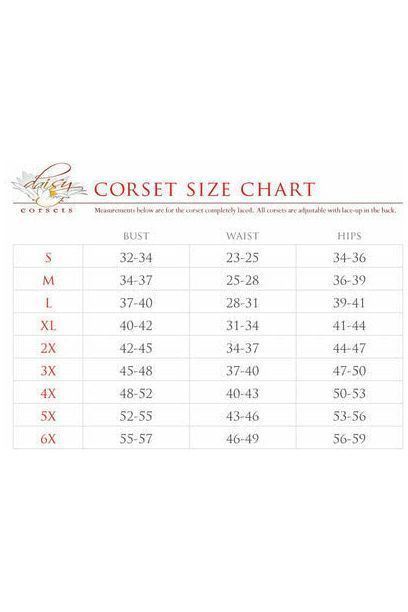 Top Drawer Double Steel Boned Green Brocade Curvy Underbust Corset