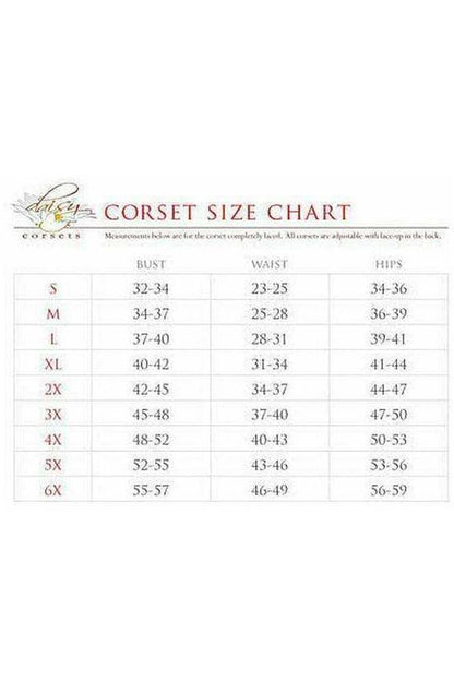Top Drawer Purple Patent & Fishnet Underbust Corset