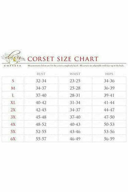 Top Drawer Red Sequin Steel Boned Corset