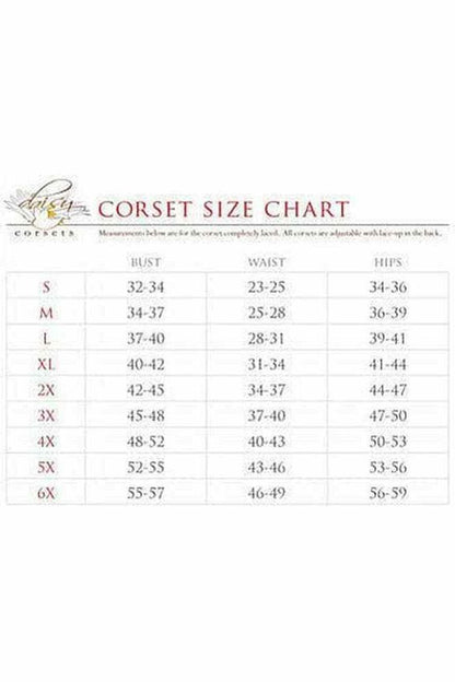 Top Drawer Red Velvet Steel Boned Underbust Corset