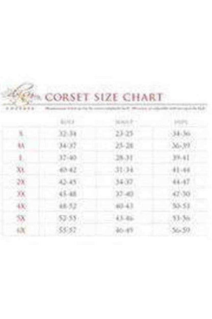 Top Drawer Wine Red Brocade & Faux Leather Steel Boned Under Bust Corset