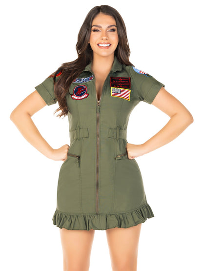 Top Gun Costume Flight Dress - Unspoken Fashion
