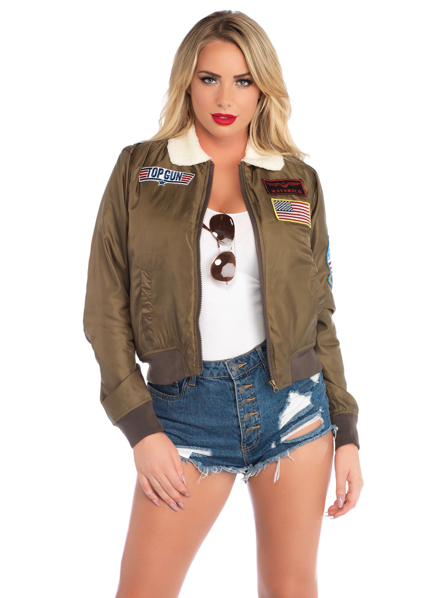 Top Gun Nylon Bomber Jacket - Unspoken Fashion