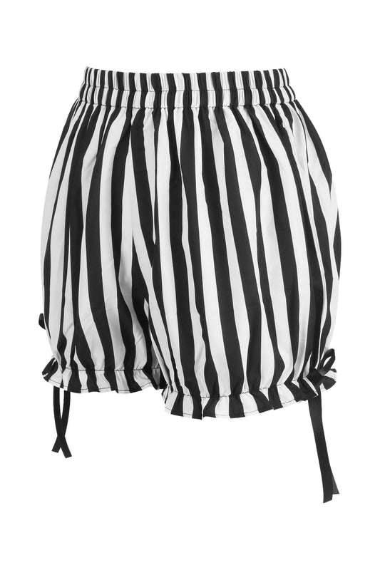 White/Black Striped Bloomers.