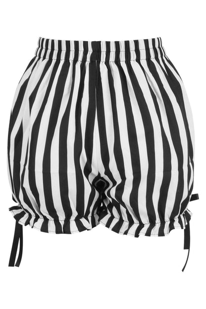 White/Black Striped Bloomers.
