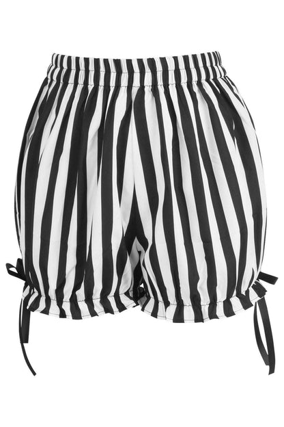 White/Black Striped Bloomers.