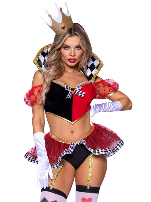 Wicked Wonderland Queen Costume - Unspoken Fashion