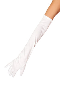 Stretch Satin Gloves  - Costume Accessory-Roma Costume