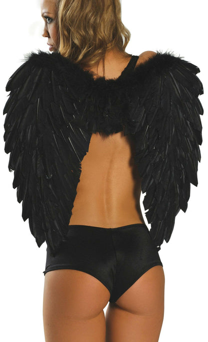 Roma Feathered Wings  - Costume Accessory.