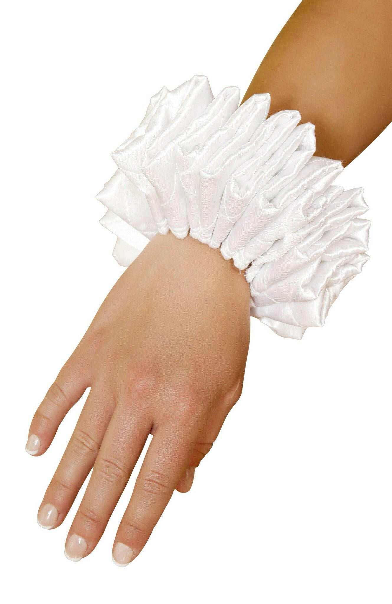 Roma Ruffled wrist cuffs  - Costume Accessory.