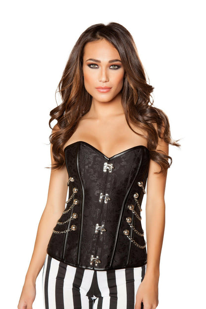 Roma Elegant Corset with Front Clasp  - Costume Accessory.