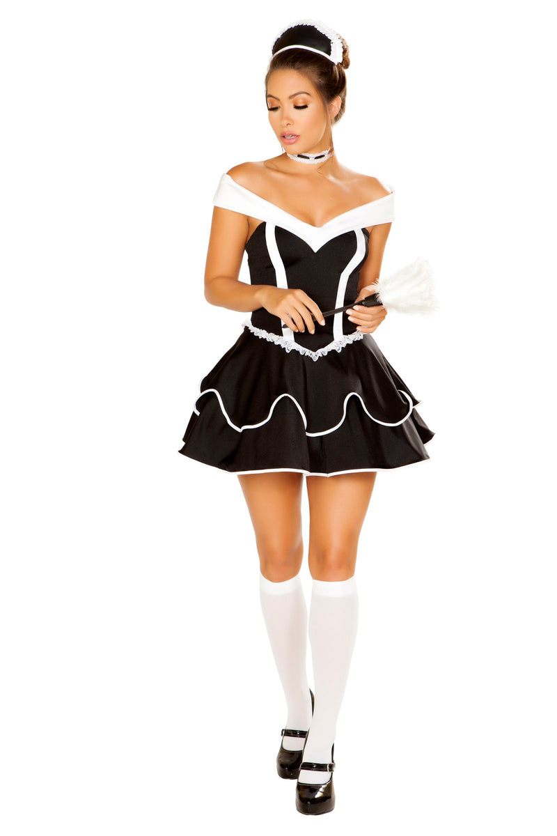 4pc Sexy Chamber Maid Costume-Roma Costume