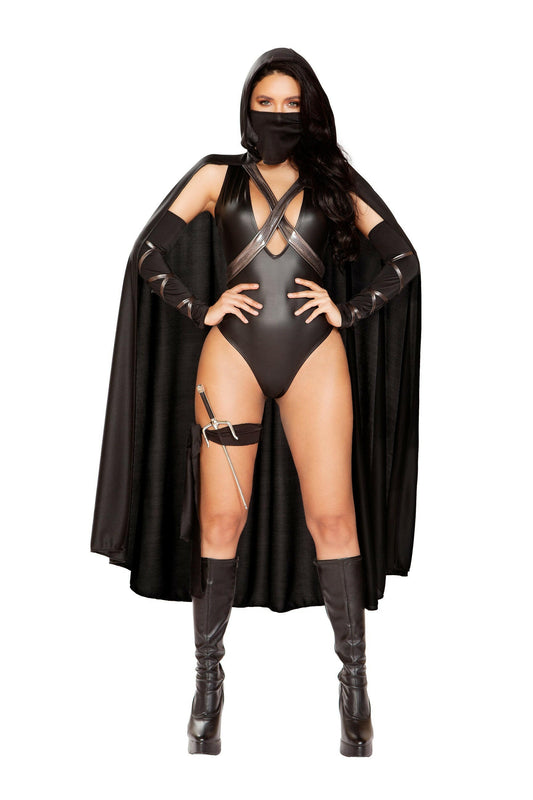 Roma 5pc Ninja Villain Costume.