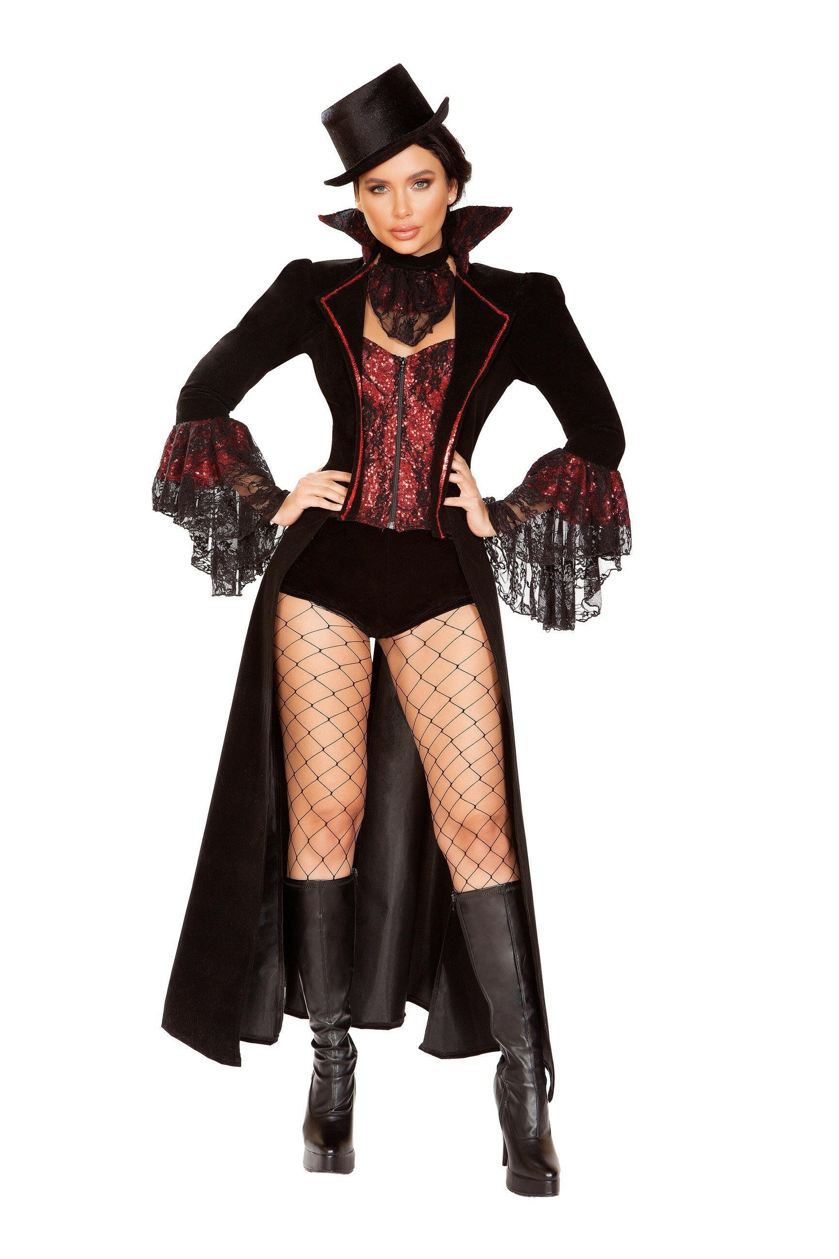 Roma 4pc The Lusty Vampire Costume.
