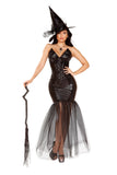 3pc Witch with An Evil Spell Costume-Roma Costume