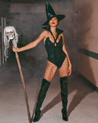 2pc Wicked Witch Costume-Roma Costume