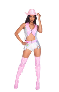 3pc Space Cowgirl Babe Costume-Roma Costume
