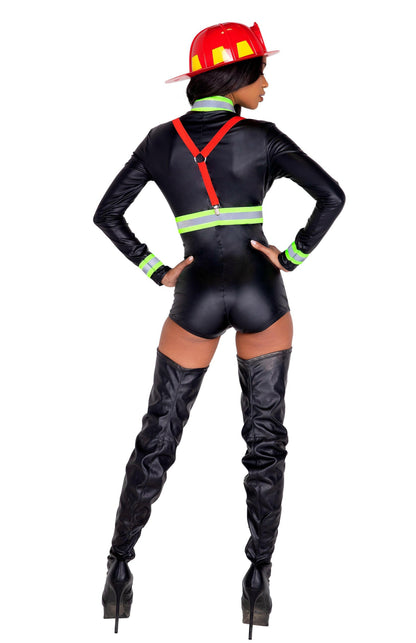 Roma 3pc Hot Fire Woman Costume.