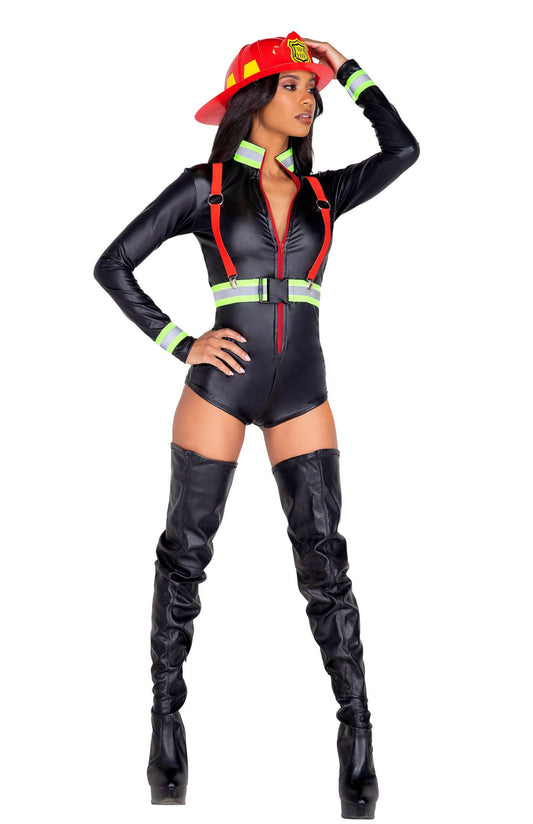 Roma 3pc Hot Fire Woman Costume.
