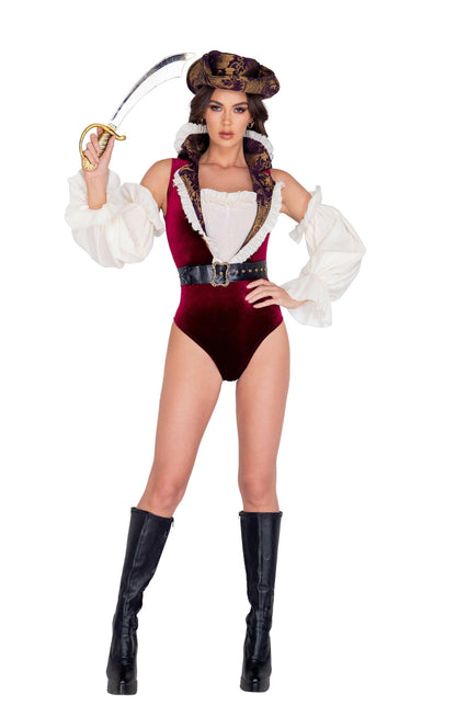 Roma 5pc Sultry Pirate Costume.
