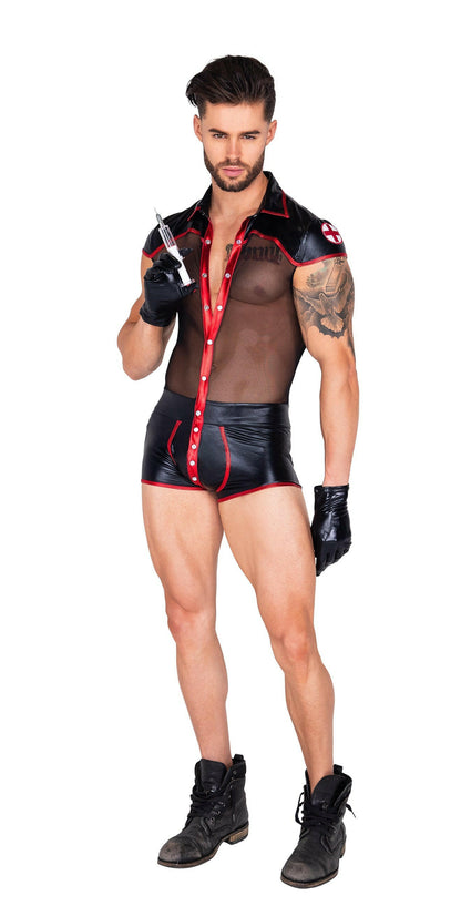 Roma 1pc Pandemic Hunk Costume.