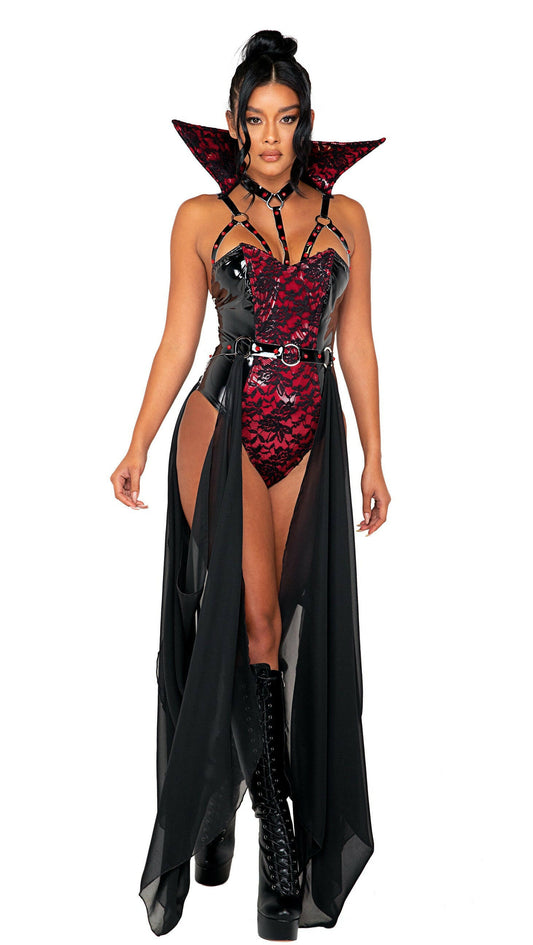 Roma 2pc Piercing Beauty Vampire Costume.