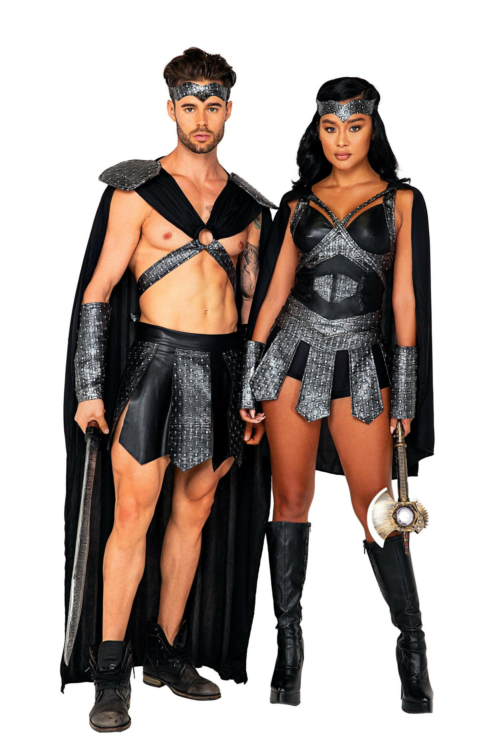 Roma 5pc Warrior Princess Costume.