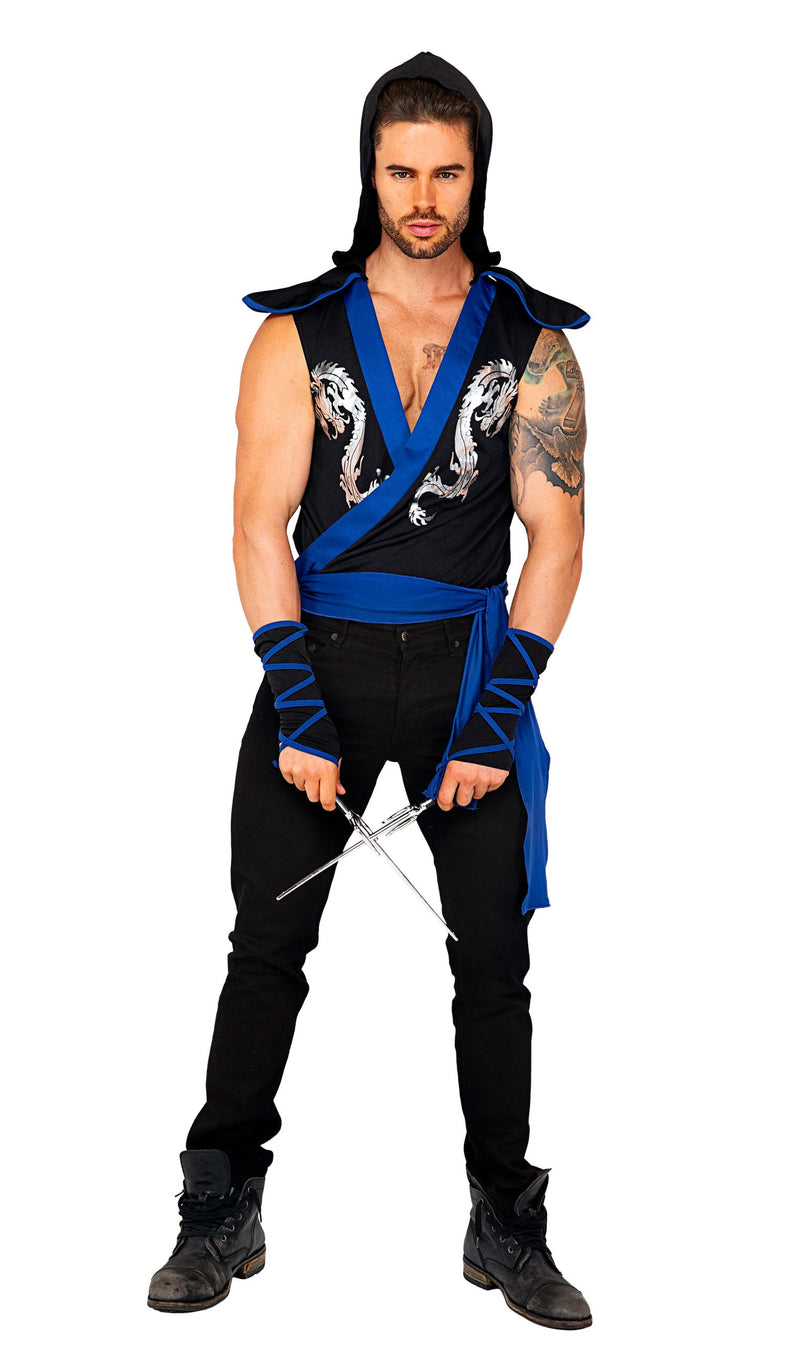 3pc Ninja Warrior Costume-Roma Costume