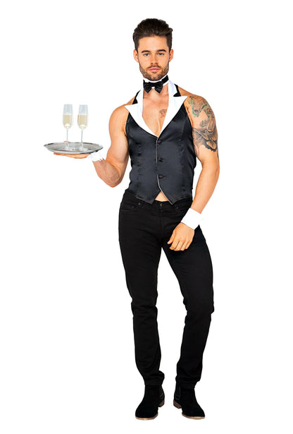 Roma 4pc Butler Beefcake Costume.
