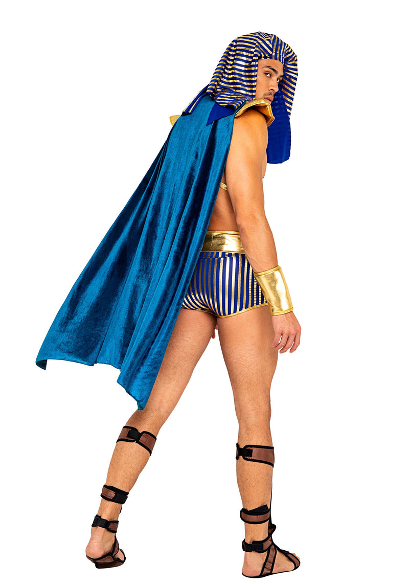 5pc Mens King Pharaoh of Egypt Costume-Roma Costume