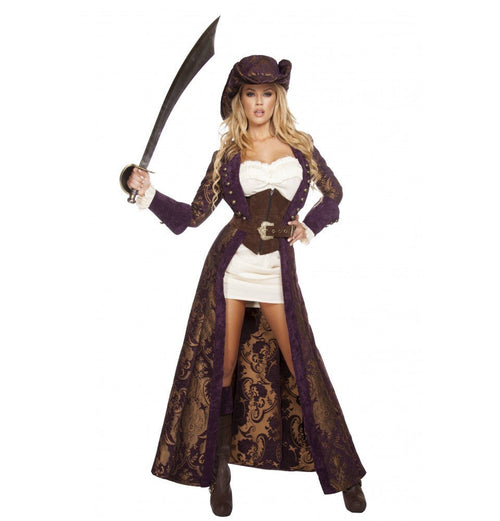 6pc Decadent Pirate Diva Costume-Roma Costume